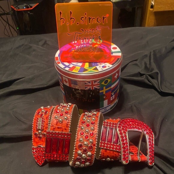 Red Lavasan BB Simon belt 38